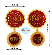 SHINDE EXPORTS Religious om Door Stickers for Home Main Door Decoration
