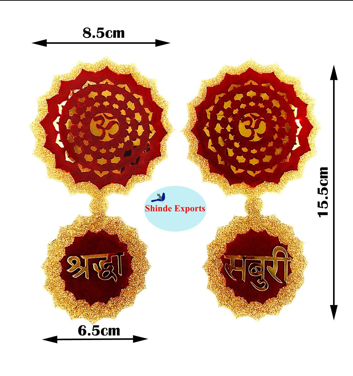 SHINDE EXPORTS Religious om Door Stickers for Home Main Door Decoration