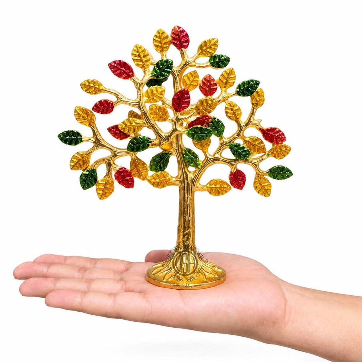 DSH Kalpavriksha Tree Showpiece for Home Décor | Wish Fulfilling Tree of Life Decorative Sculpture | Symbol of Prosperity, Growth & Good Fortune | Tabletop Décor & Gift (Small)