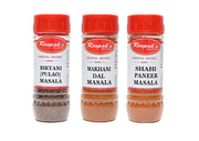 ROOPAK'S PIK-N-PAY's-Combo Pack Of Biryani(Pulao)Masala + Makhni Dal Masala + Shahi Paneer Masala(Pack Of 3,100Gm Each)