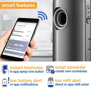 Godrej aer Smart Matic Kit (Machine + 1 Refill) - BLUETOOTH ENABLED - Automatic Room Fresheners | Alive | 2000 Sprays Guaranteed | Lasts up to 60 days (225ml)