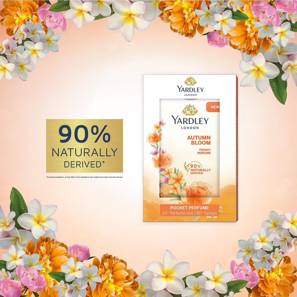 Yardley London Autumn Bloom Compact Perfume for Women, 18ml