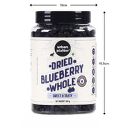 Urban Platter Dried Blueberries, 500g (Sweet & Mildly Tart | Garnish or Add to Fruit Salads, Oatmeals, Mueslis, Trail Mixes, Ice Creams, Baked Goods | Product of USA)