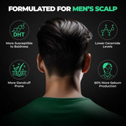 Beardo No Nonsense Daily Shampoo for Men 200ml | For Healthy, Clean Scalp | Anti-inflammatory Peppermint, Tea Tree Fights Dandruff | Activated Charcoal Detoxifies Scalp | Paraben Free | Daily Use Shampoo for Stronger, Cleaner Hair