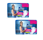 Stayfree Secure Cottony XL Wings, 40s x 2 (80 Napkins)