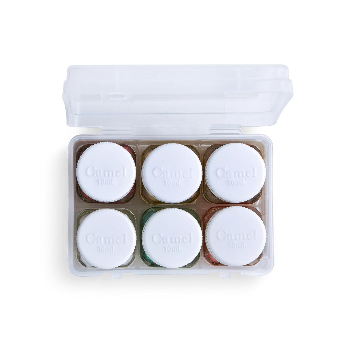 Camel Fabrica Acrylic Metallic Color - 10ml each, 6 Shades