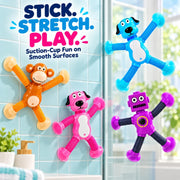 Toy Imagine Flexible Suction Cup Robot Toy for Kids Bendable Stretchable Pop Tube Arms & Legs Creative Sensory Fidget Toy with Suction Feet Fun Pretend Play & Activity Toy for Boys & Girls