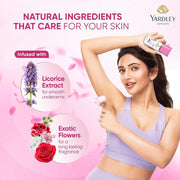 Yardley London English Rose Anti Perspirant Deodorant Roll On for Women, 50ml