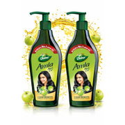 Dabur Amla Hair Oil - 1100ml (550ml x 2) | For Strong, Long and Thick hair | Nourishes Scalp | Controls Hair Fall, Strengthens Hair & Promotes Hair Growth