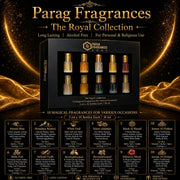 Parag Fragrances 10 in 1 Royal Collection White Oud,Bella Phool, Bramaha Kamal, Hawaii Blue, Kesar Chandan, Hibiscus Musk, Jannat Al firdaus, Himalyan Kasturi, Dehnal Oud & Musk Al Razali