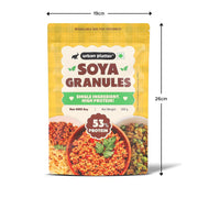 Urban Platter Soya Granules, 300g (53% Plant Protein | Made from Defatted Soy Flour | Fiber Rich Soya Mince)