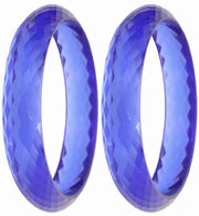 NMII Acrylic (Plastic) Kada With Diamond Cut Pattern Glossy Finished For Women & Girls | Kangan For Girls | Kada Set For Women | Wedding, Party & Gift