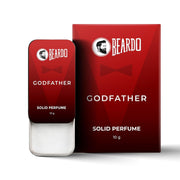 BEARDO Godfather Solid Perfume Wax For Men 10G | Strong & Lasting Fragrance | For Date Night | Gift For Friends | Gift for men | Gift For Husband | Gift for Men