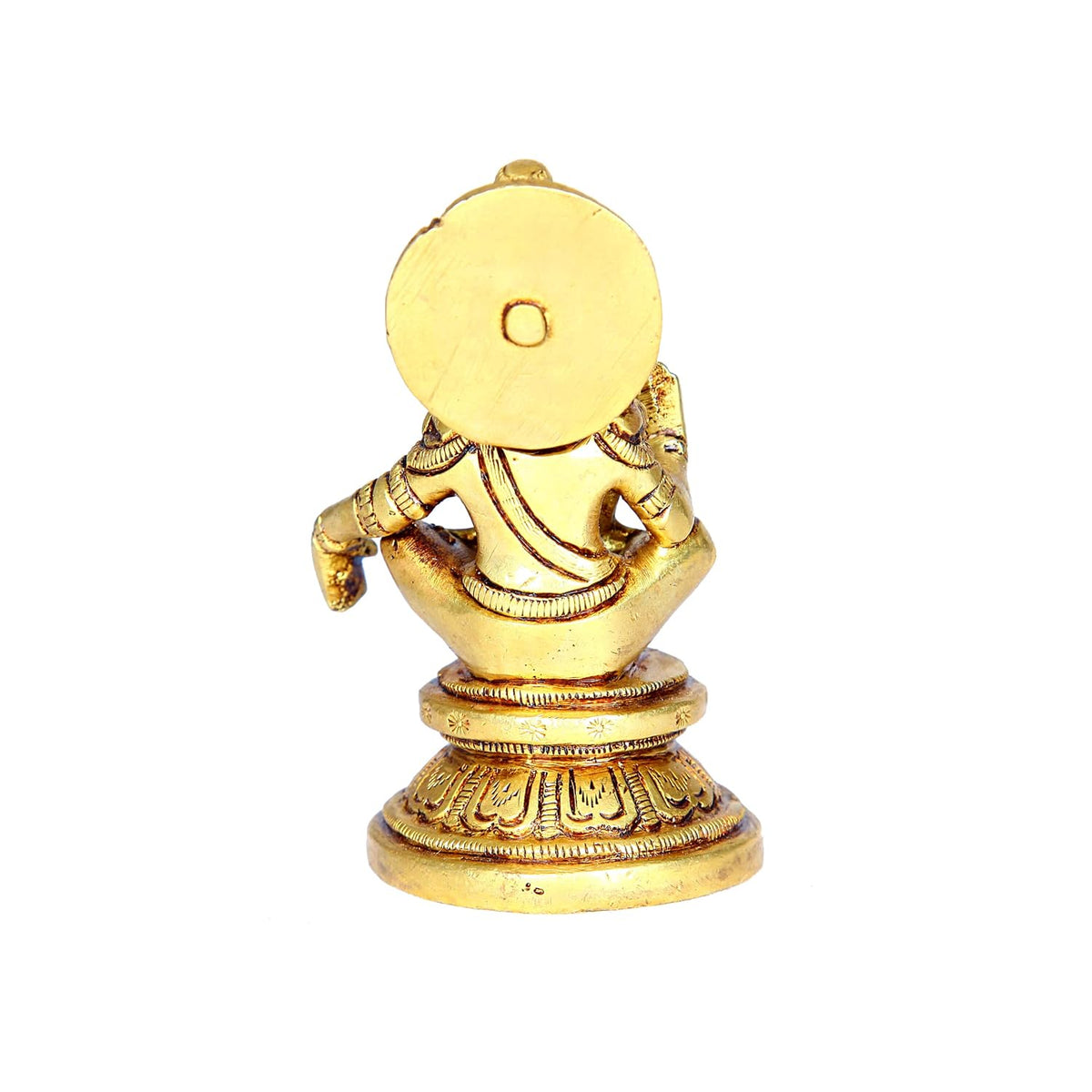 Aalayam Selveer Lord Ayyappa Idol | Ayyappa God Idol | Ayyappa Swamy Idol | Ayyappa Idol Brass | Ayyappa Idol Small 9 CM Height, Gold Colour 1 No