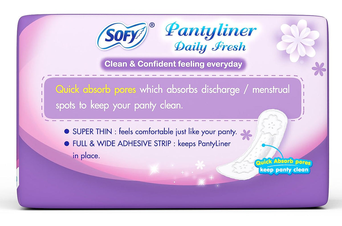 Sofy Daily Fresh Panty Liner - 20 Pieces (Pack of 1)