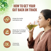 Dabur Gut Health Juice - 1L | 100% Natural & Ayurvedic | All in one Digestive-Care Solution | No Artificial Colors, Flavours & Sugars | Improves Gut Health