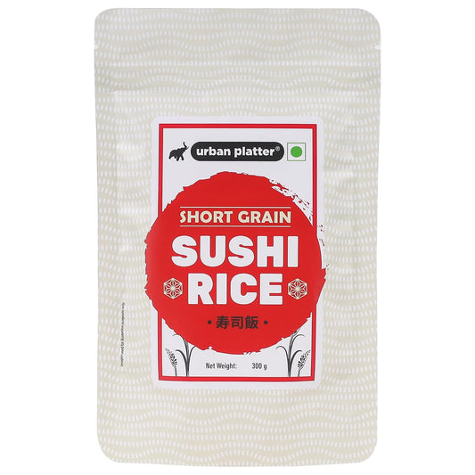 Urban Platter Short-Grain Sushi Rice, 300g (Japanese-Style Sticky Rice | Chewy Bite | Asian Pantry Essential)