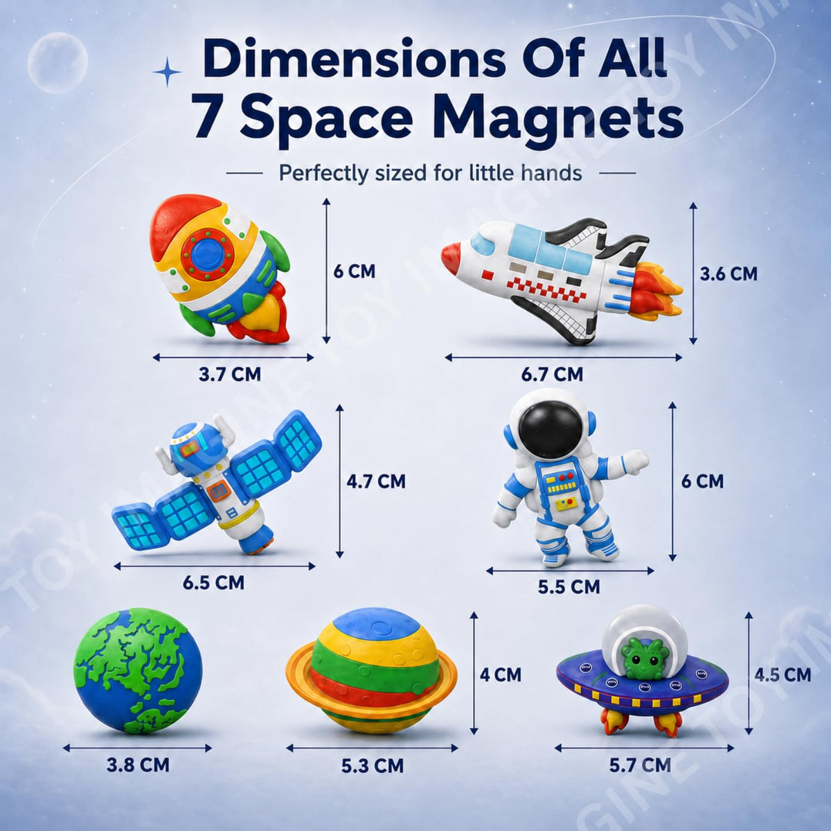 Toy Imagine DIY Space Mould & Paint Craft Kit for Kids Age 6-12 Years