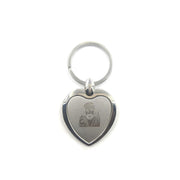 SHINDE EXPORTS Shirdi Sai Baba Stainless Steel Key Chains for car, Home and Bike (Heart Design)