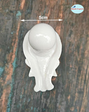 SHINDE EXPORTS Small White shivling Idol for Home puja (10cm)