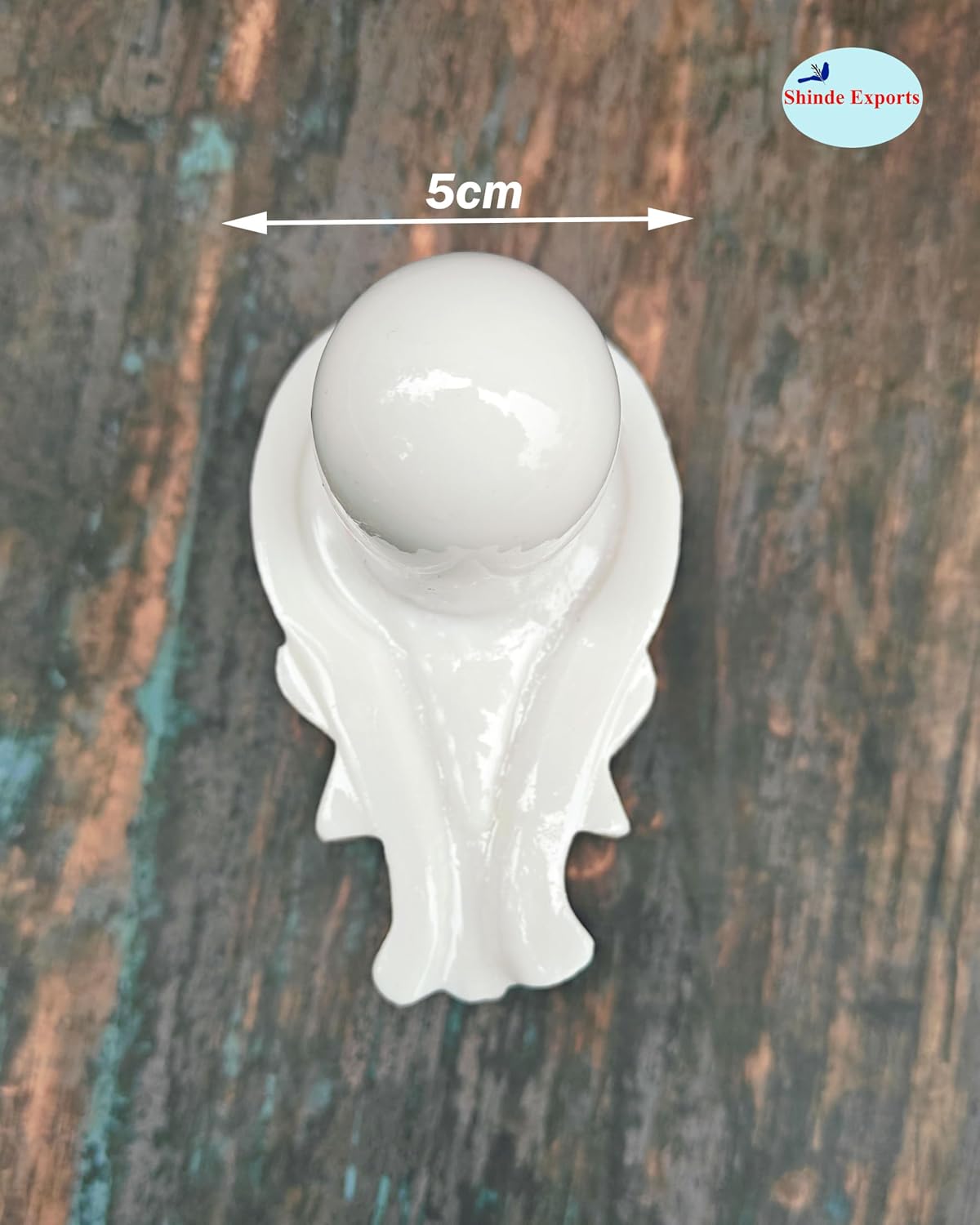 SHINDE EXPORTS Small White shivling Idol for Home puja (10cm)
