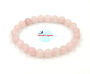 SHINDE EXPORTS Natural Rose Quartz Gemstone Bracelet for men and women