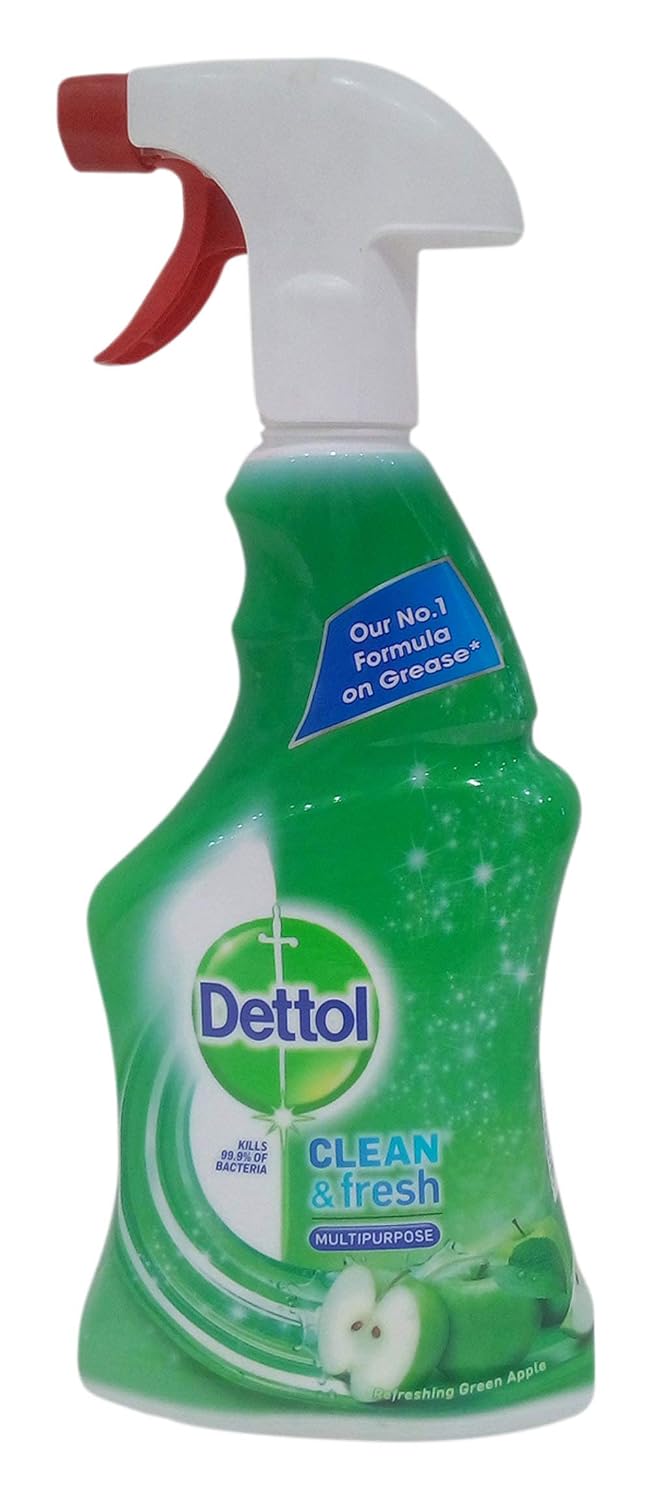Dettol Clean & Fresh Multi Purpose Cleaner - Green Apple, 500ml Bottle