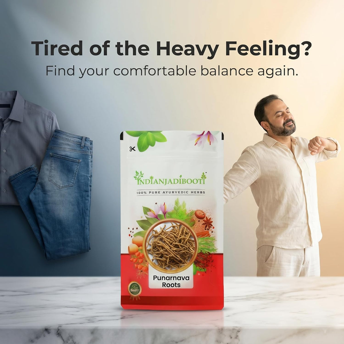 IndianJadiBooti Elite Systemic Harmony Bundle: Pipal Chaal, Punarnava, Kachnar Chaal & Amba Haldi – Promotes Lymphatic Flow, Tissue Health & Metabolic Balance – 400gm Each