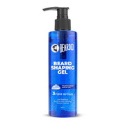 Beardo Beard Shaping Gel, 200ml | 3riple Action Transparent Shaving Gel for Men | Shaving gel with Anti-Redness, Calming, Intense Cooling | Suitable for Sensitive Skin