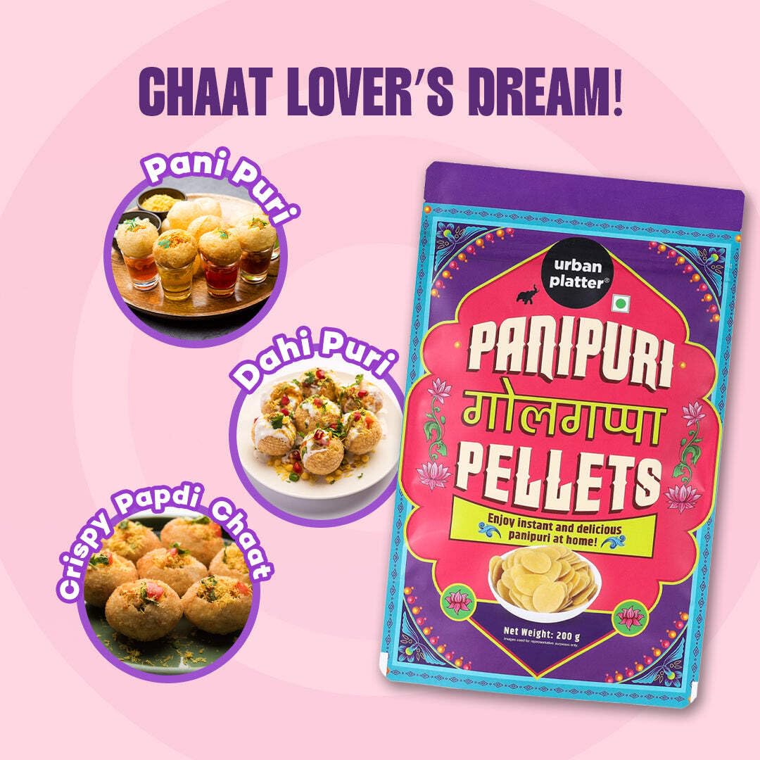 Urban Platter Ready-to-Fry Dry GOL Gappa (Pani Puris), 200g