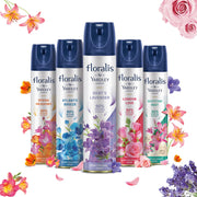 Yardley London Floralis Air Freshener Spray | Atlantic Breeze| Long Lasting Floral Fragrance For Home & Office| Home Fragrance Spray| 90% Naturally Derived| 210Ml (Pack Of 2)