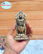 SHINDE EXPORTS Govinda Idol for car Dashboard/Balaji murti for car/tirupati Balaji murti/Balaji Statue for Pooja Room