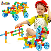 Toy Imagine 50+ Creative Pipe Building Blocks Toy Set for Kids