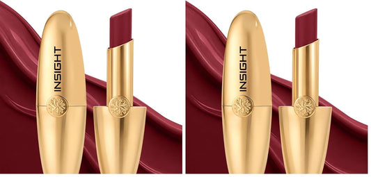 INSIGHT Cosmetics Crème Comfort Lipstick – High-Shine Gloss Finish| Hydrating | Deeply Nourishing | Butter Glide | Plumping Effect | Lightweight Feel & Radiant Lip Color (Red Handed) – 3.4 g