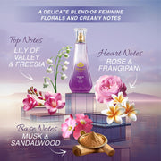 Yardley London Morning Dew Perfume for Women, 100ml – 90% Naturally Derived, Fresh Floral Daily Wear Spray | Lily of Valley & Frangipani Floral Fragrnace