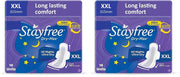 Stayfree Dry Max All Night Sanitary napkins (Pack of 28 Count) XXL