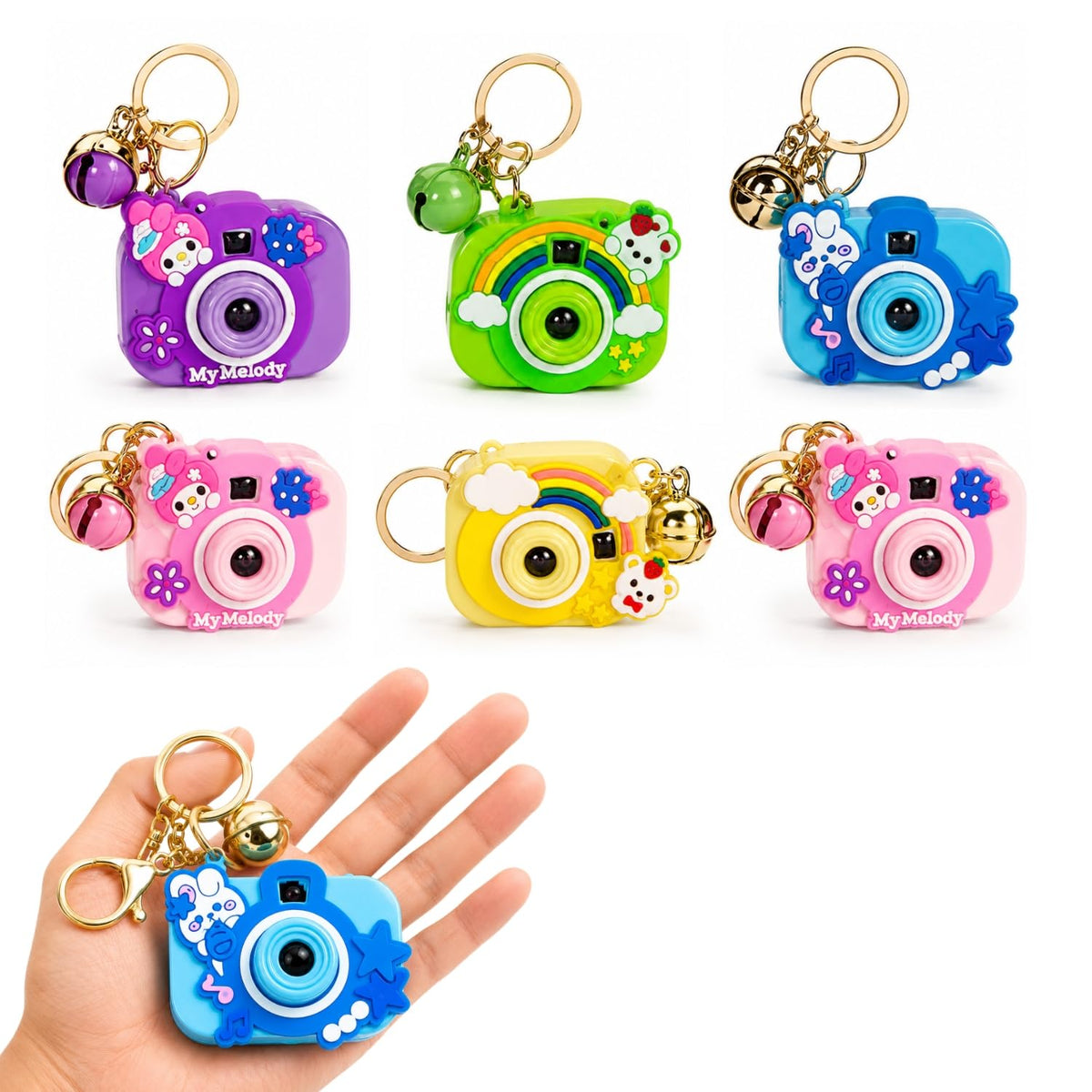 Toy Imagine Cartoon Projection Camera Keychain