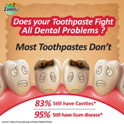 Zandu Dantveer, 400g, India’s 1st Ayurvedic toothpaste with Irimedadi oil | Scientifically proven formula |Fights 9 dental problems