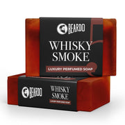Beardo Whisky Smoke Perfumed Luxury Soap for Men, 75g | Deep cleanses skin pores | Repairs broken skin and Reduce Hyperpigmentation | Refreshing Fragrance all day long