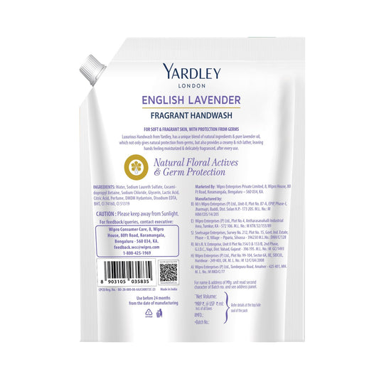 Yardley London English Lavender Fragrant Handwash 2L