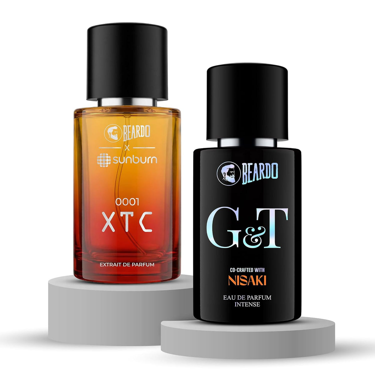 Beardo XTC & G&T Perfume EDP Combo for Men (30ml Each) | Set of 2 Long Lasting Fragrances | Luxury Eau De Parfum Gift Set for Men | Boyfriend | Husband | Brother