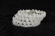 NMII Stylish Pearls Beads Bangles Set For Women & Girls | Women's Bangles Bracelet | Metal Bangles Kada Set For Wedding, Party, Festival, Daily | Women's Fashion Jewellery- Set of 4