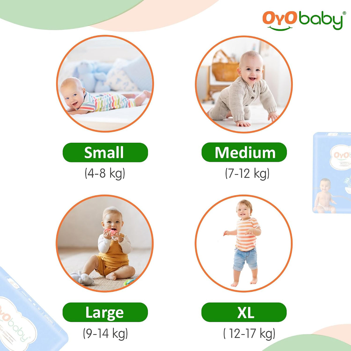 OYO BABY Pant Style Baby Diapers, Pack of 1 - X-Large (XL), 36Count, for Babies 12-17kg, with Aloe Vera Lotion for Rash Protection & Up to 12 Hours Protection