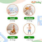 OYO BABY Pant Style Baby Diapers, Pack of 1 - X-Large (XL), 36Count, for Babies 12-17kg, with Aloe Vera Lotion for Rash Protection & Up to 12 Hours Protection