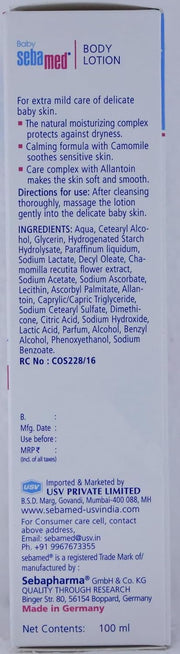 Sebamed - Bottle of 100 ml Baby Lotion