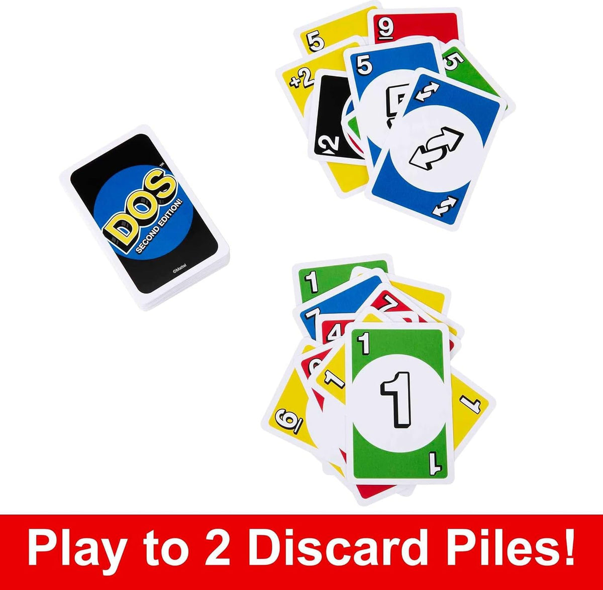 Mattel Games DOS 2nd Edition Card Game Ages 7+ 2-6 Players