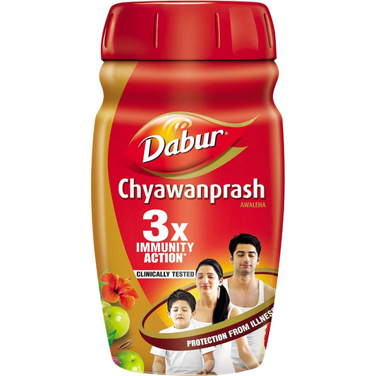 DABUR Chyawanprash : 2X Immunity, Helps Build Strength And For Stamina 950G Nature Care Isabgol Double Action Trifala And Ajwain, Effective Relief From Constipation And Gas - 100 Gm