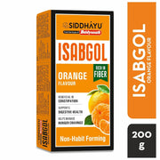 Baidyanath Asli Ayurved Isabgol Orange flavour- Psyllium Husk Powder 200gm (Pack of 2) | Boosts Digestion | Constipation Relief Naturally | Rich Source Of Dietary Fiber Supplement