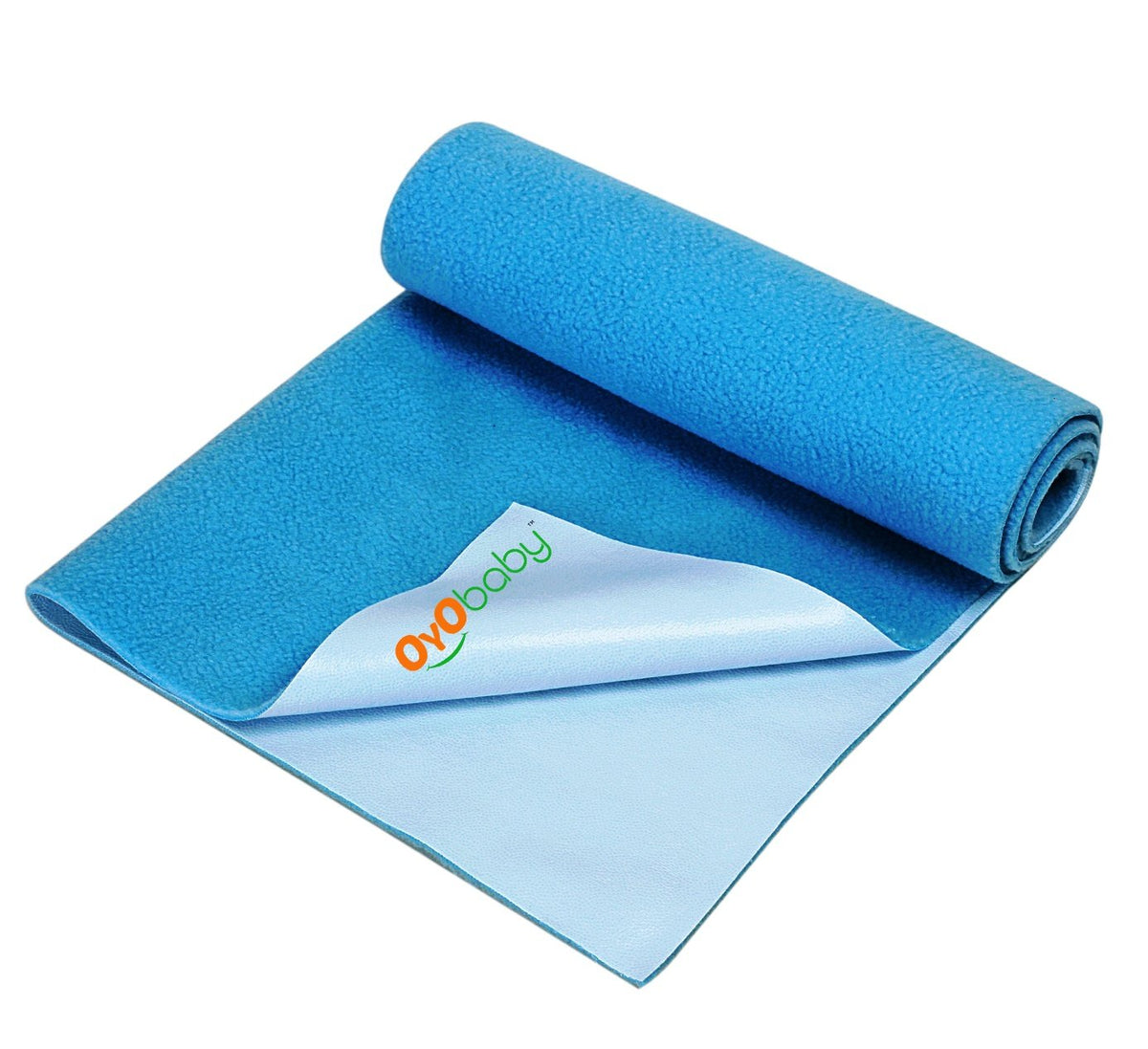 Premium Hypoallergenic Quick Dry Waterproof Reusable Mat/Underpad/Absorbent Sheets/Mattress Protector/Crib Sheets (Size: 140cm x 100cm) (569) Firoza, Large by OYO Baby
