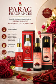 Parag Fragrances Maliyagiri Red Sandalwood Spray 110ml / Long Lasting Natural Perfume Spray of Red Sandalwood